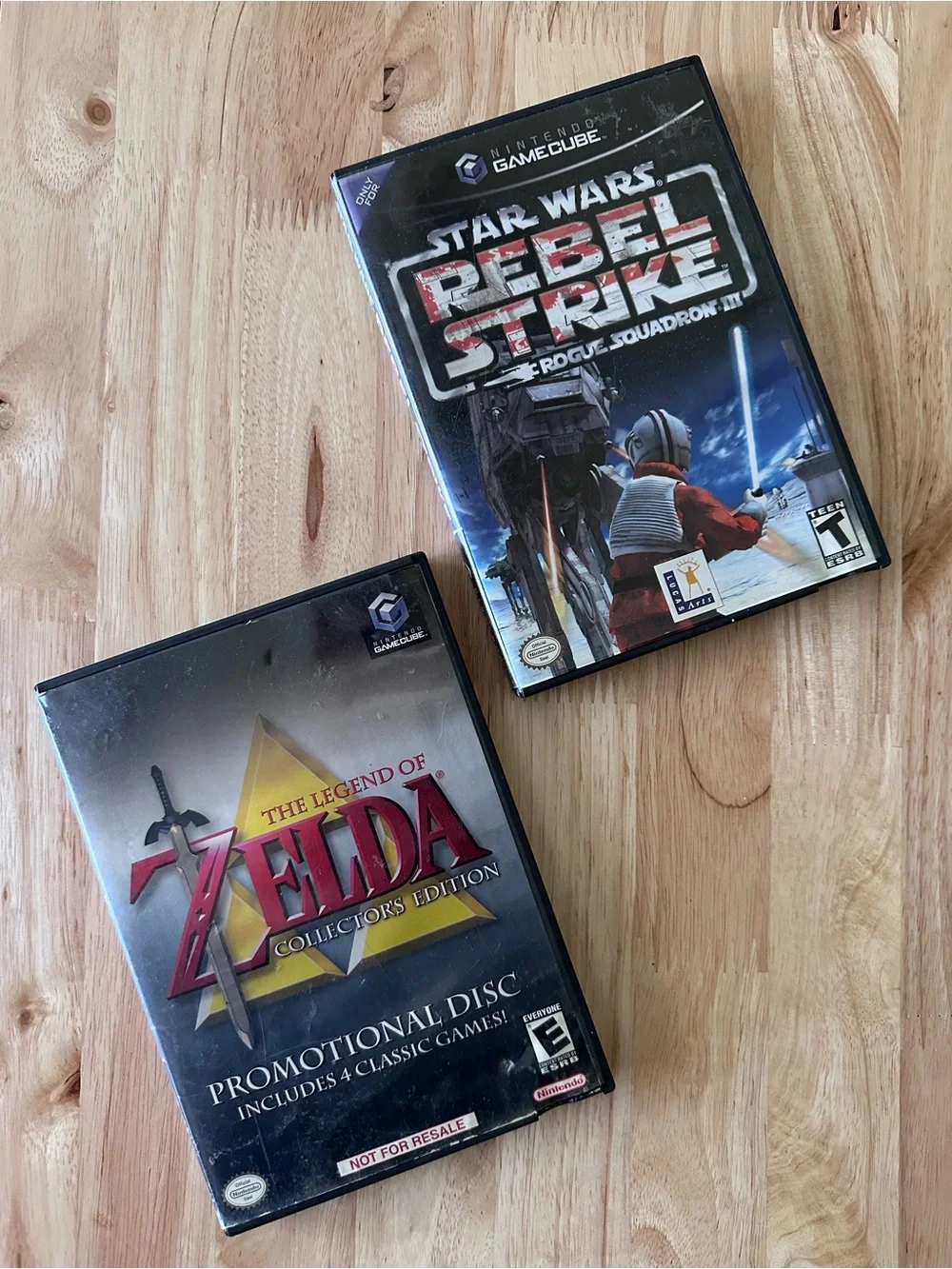 Nintendo Gamecube Game Bundle • Legend of Zelda & Star Wars Rebel Strike CIB